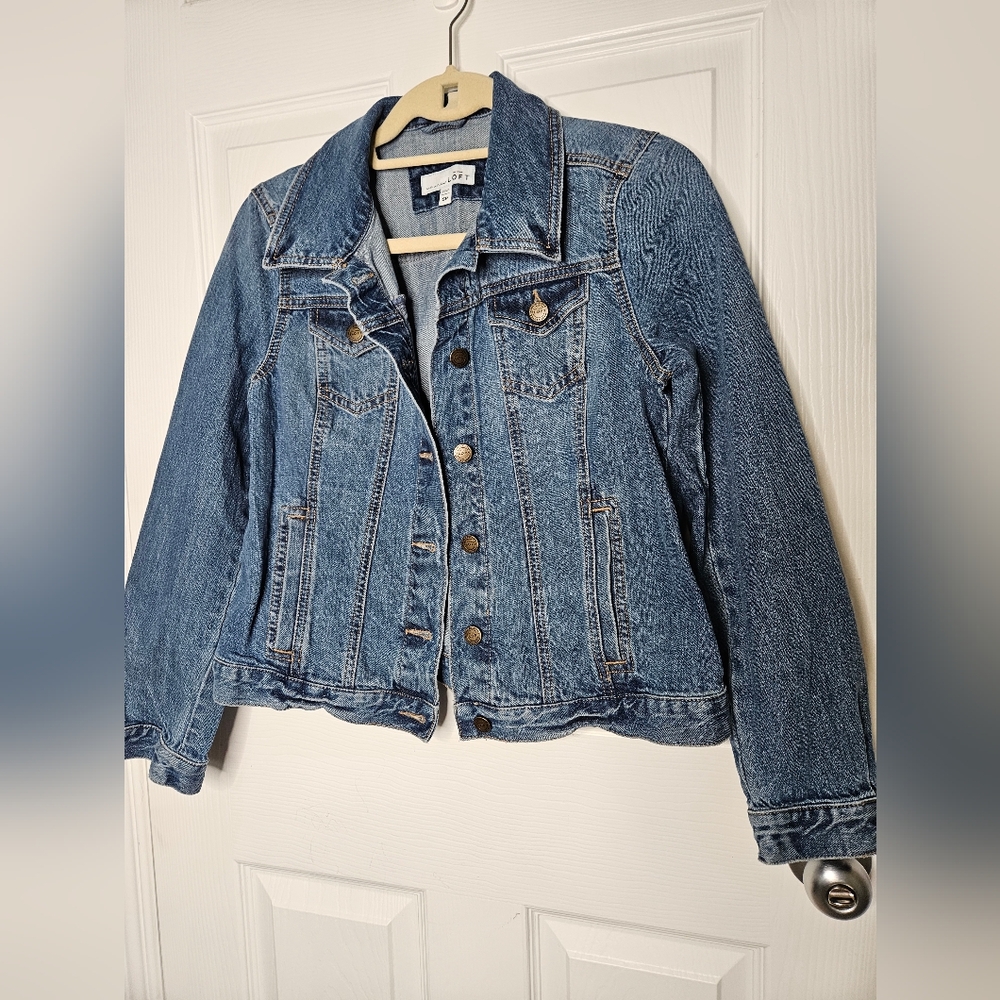 Loft Women's Jean Jacket small Size - Picture 5 of 16